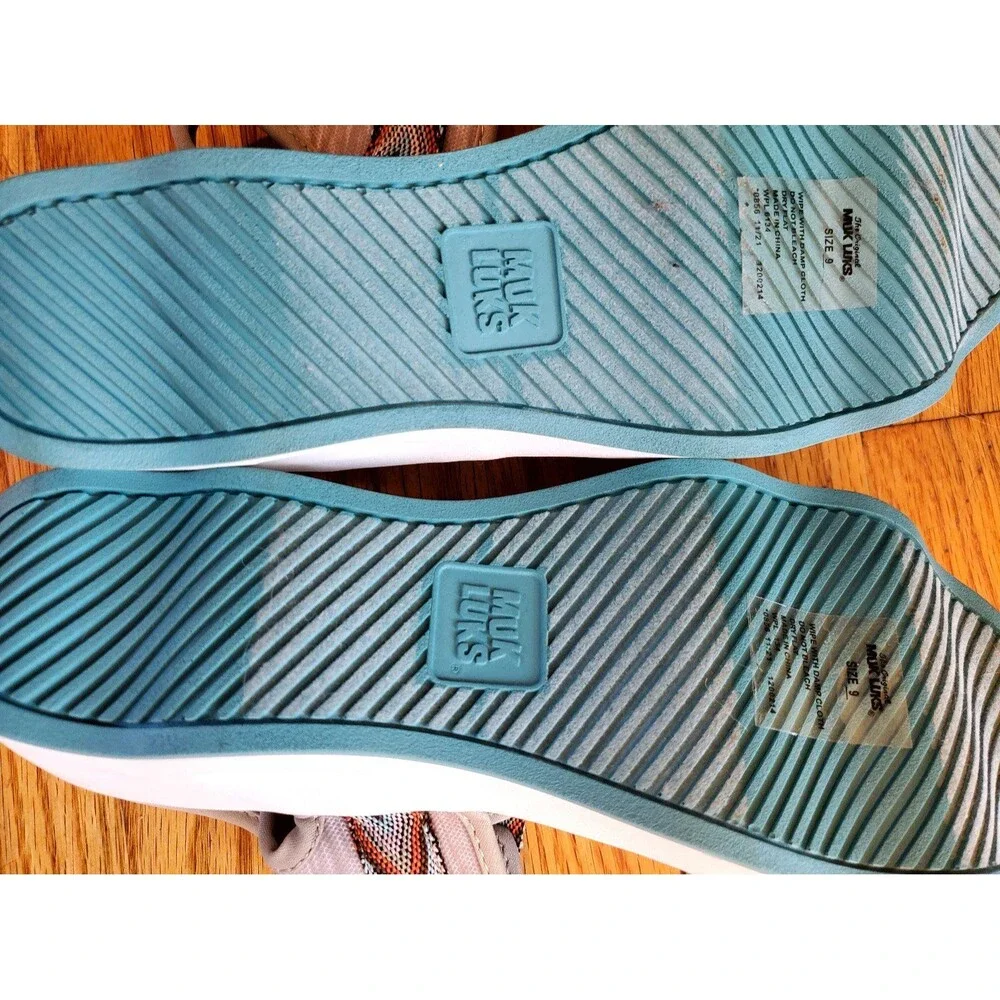 Muk luks sandals Roller Style Hook and Loop Strappy Size 9 - Picture 9 of 10